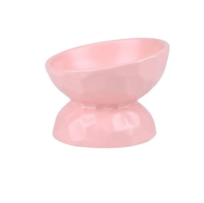 Ceramic Cat Bowls With Uneven Texture