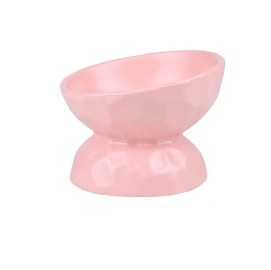 Ceramic Cat Bowls With Uneven Texture